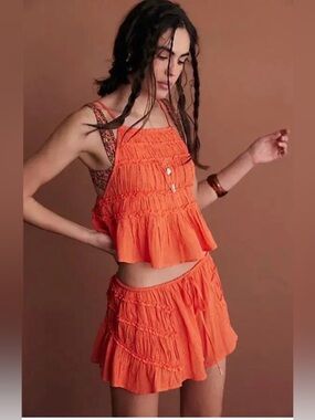 Free people Freeest Angelina short set size S nwot